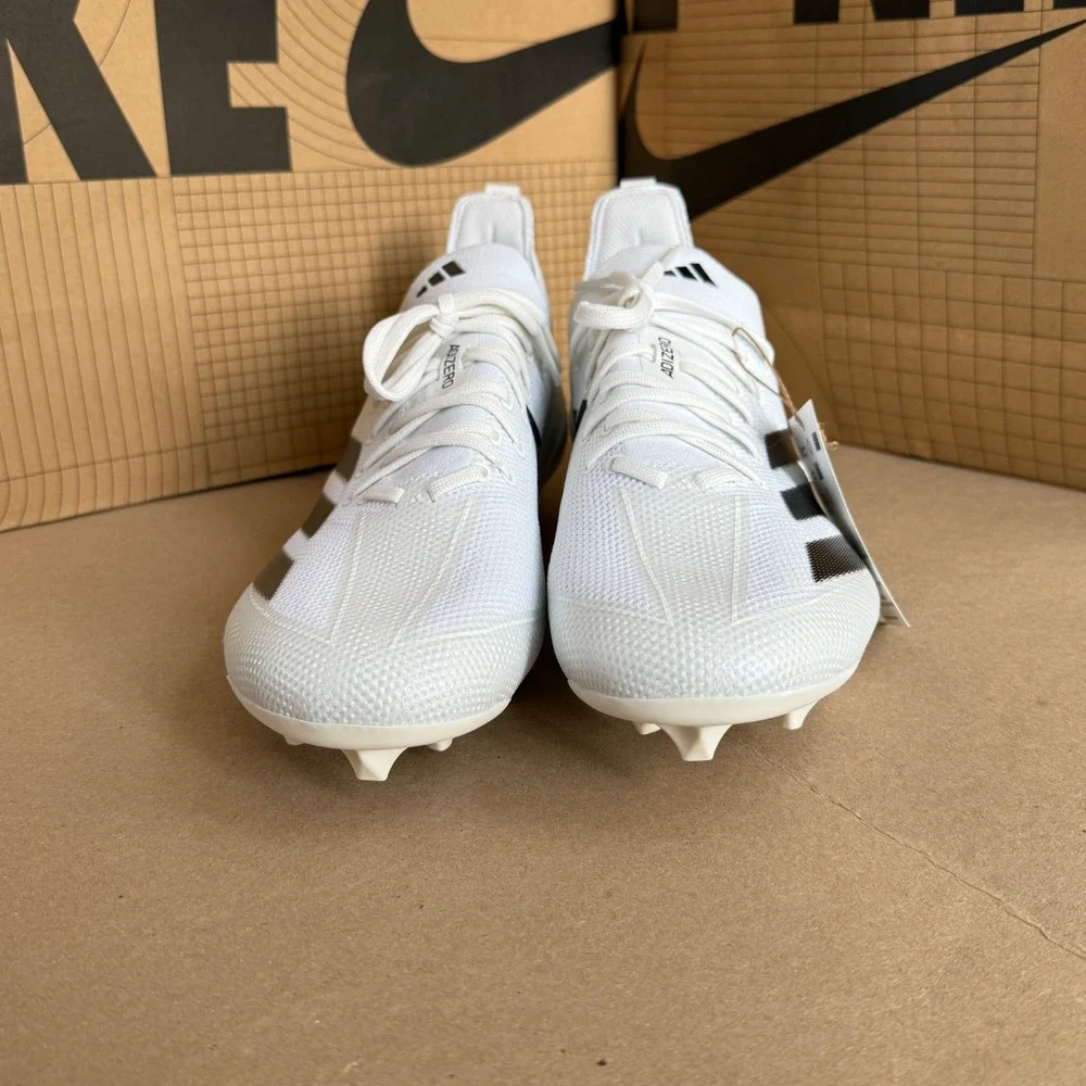 Adidas Adizero Electric +‎ Football Cleats White Black IH7451 Size 13